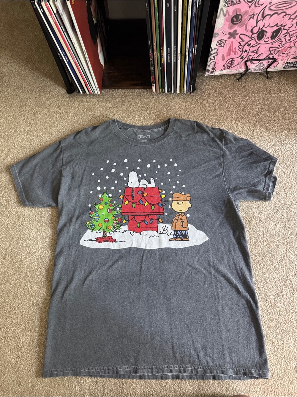 Holiday T-shirt with Peanuts Print